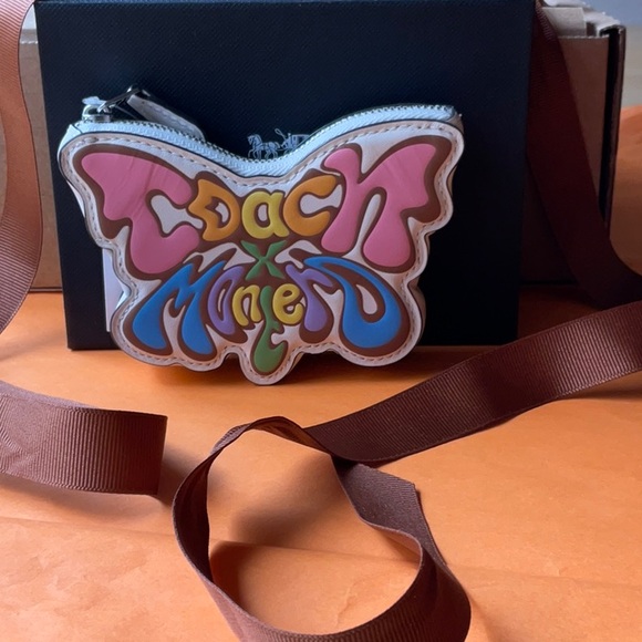 🦋 COACH X LIL NAS BUTTERFLY COIN CASE 🦋 NWT 🦋 - Picture 4 of 16